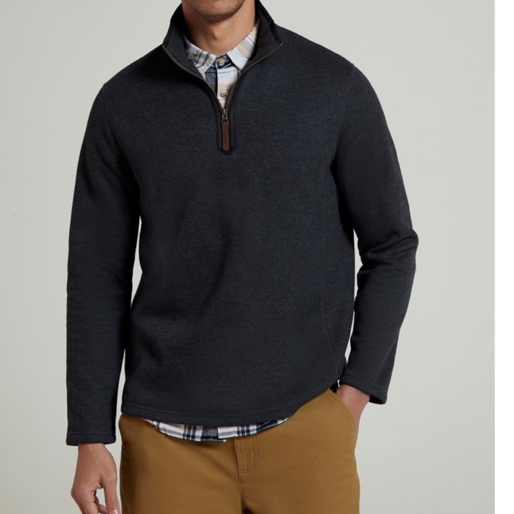 Men's Mountain Warehouse Gray Quarter-Zip Sweater